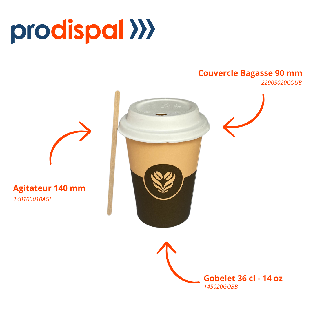 Gobelets Décor Barista 36 cl - 14 oz