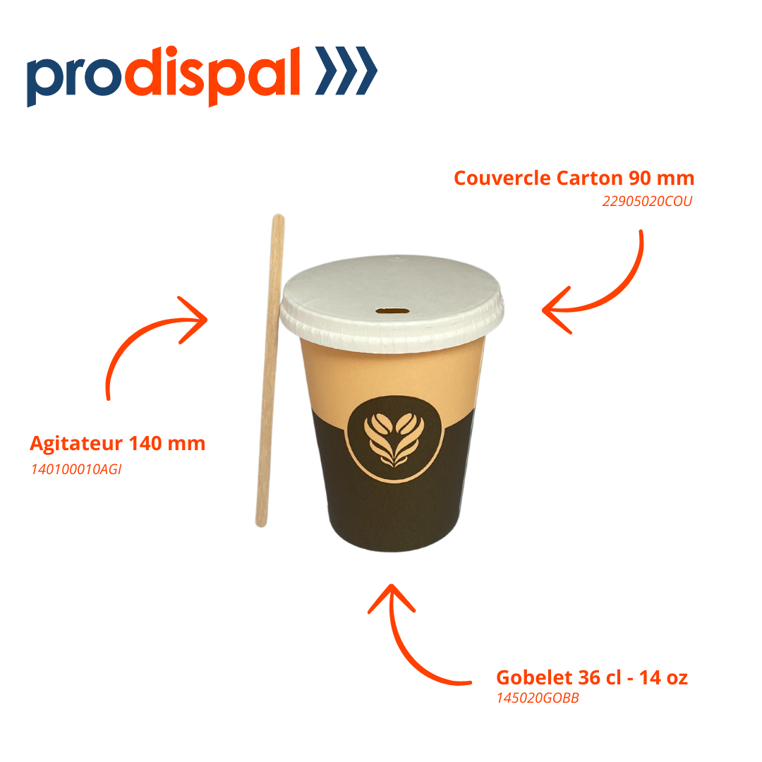 Gobelets Décor Barista 36 cl - 14 oz