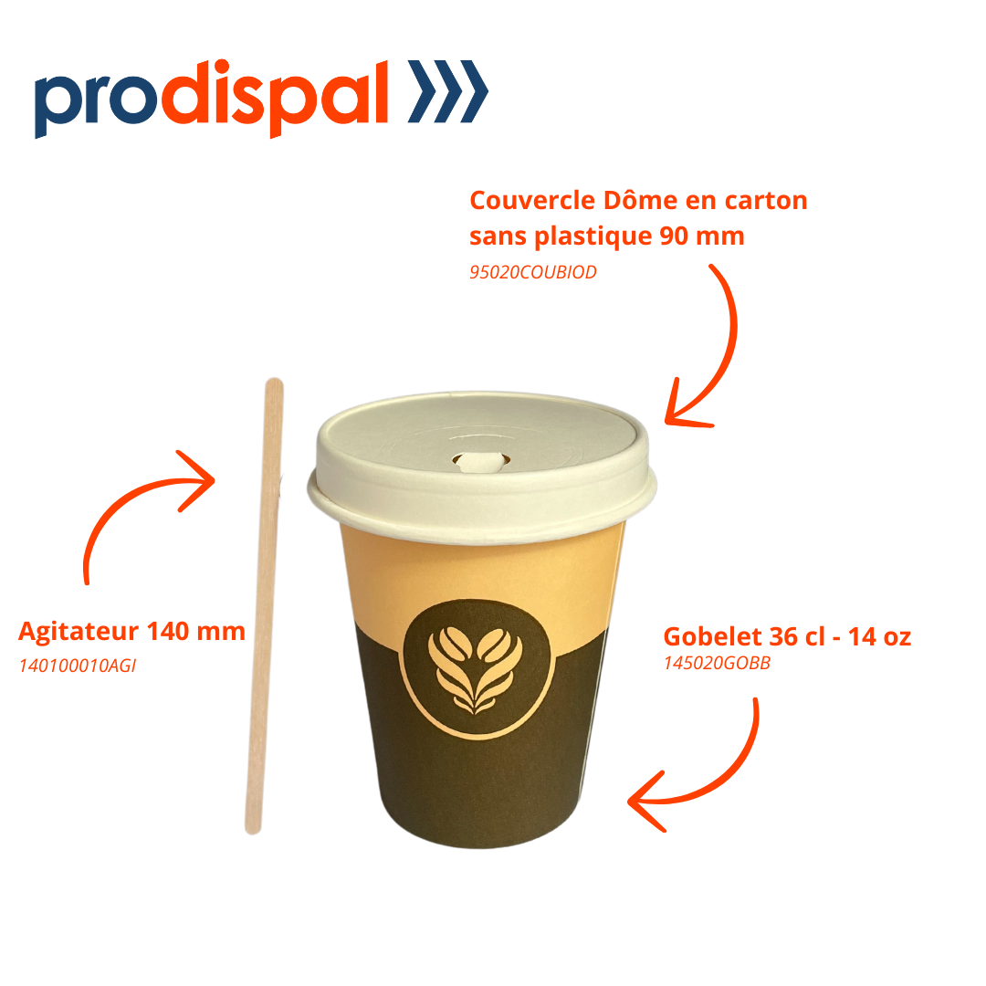 Gobelets Décor Barista 36 cl - 14 oz