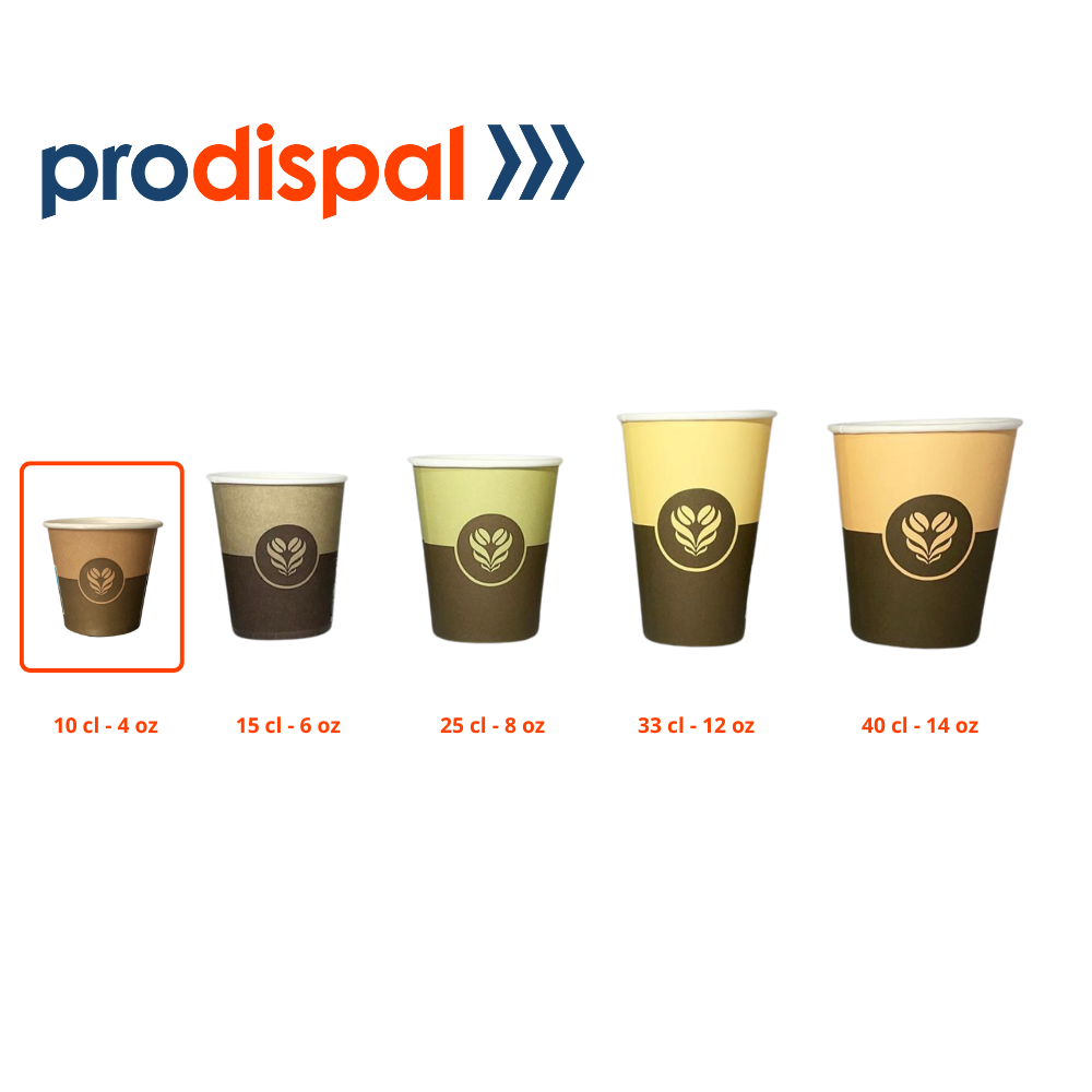 Gobelets Décor Barista 10/12 cl - 4 oz