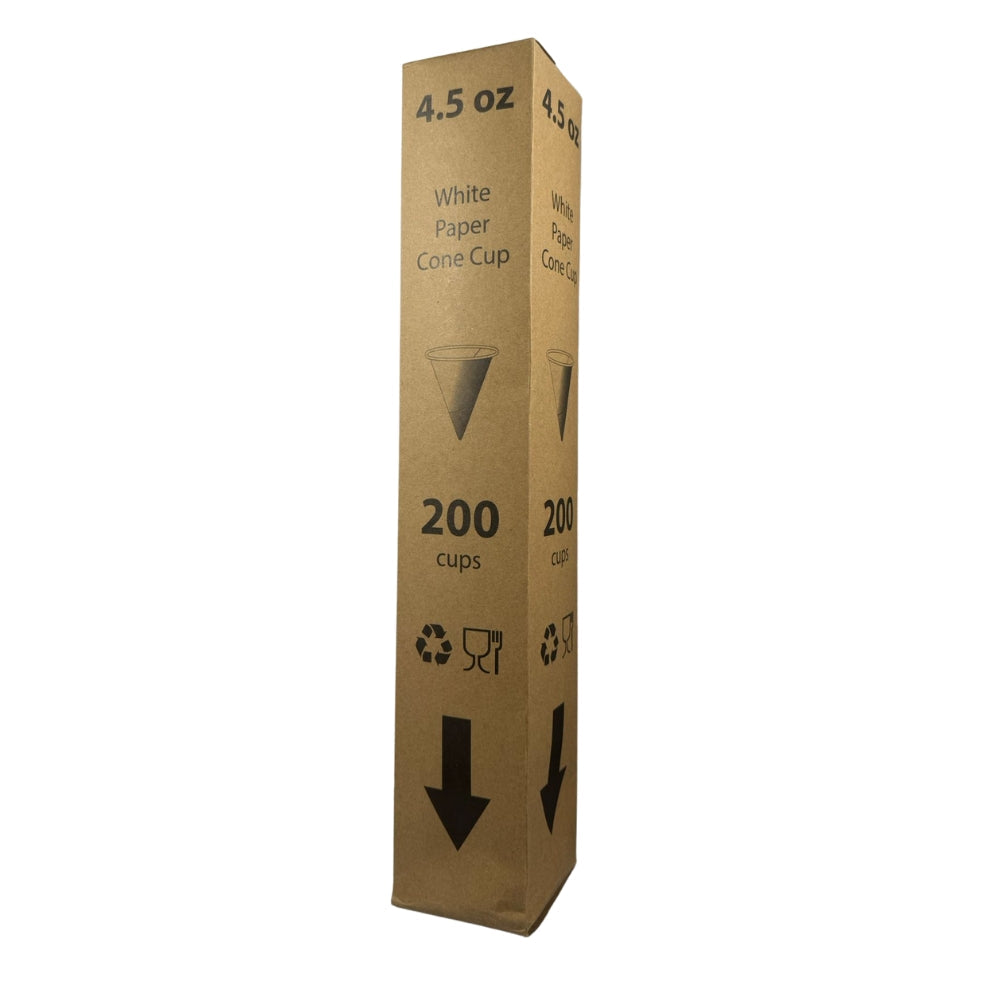 Gobelets cônes en carton 4,5 oz - 130 ml (120000 unités / Palette)