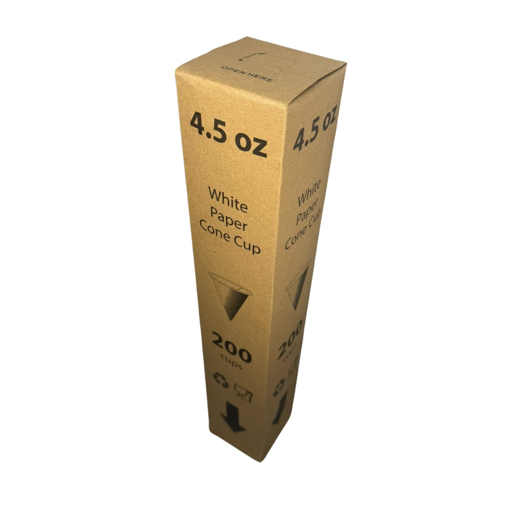 Gobelets cônes en carton 4,5 oz - 130 ml (120000 unités / Palette)