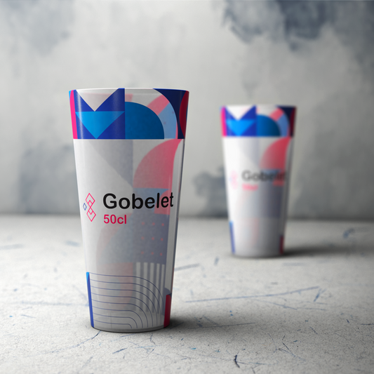 Gobelets réutilisables personnalisés 40-50 cl