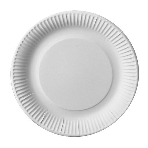 Assiettes rondes en carton blanc Ø 23 cm (54 000 unités)