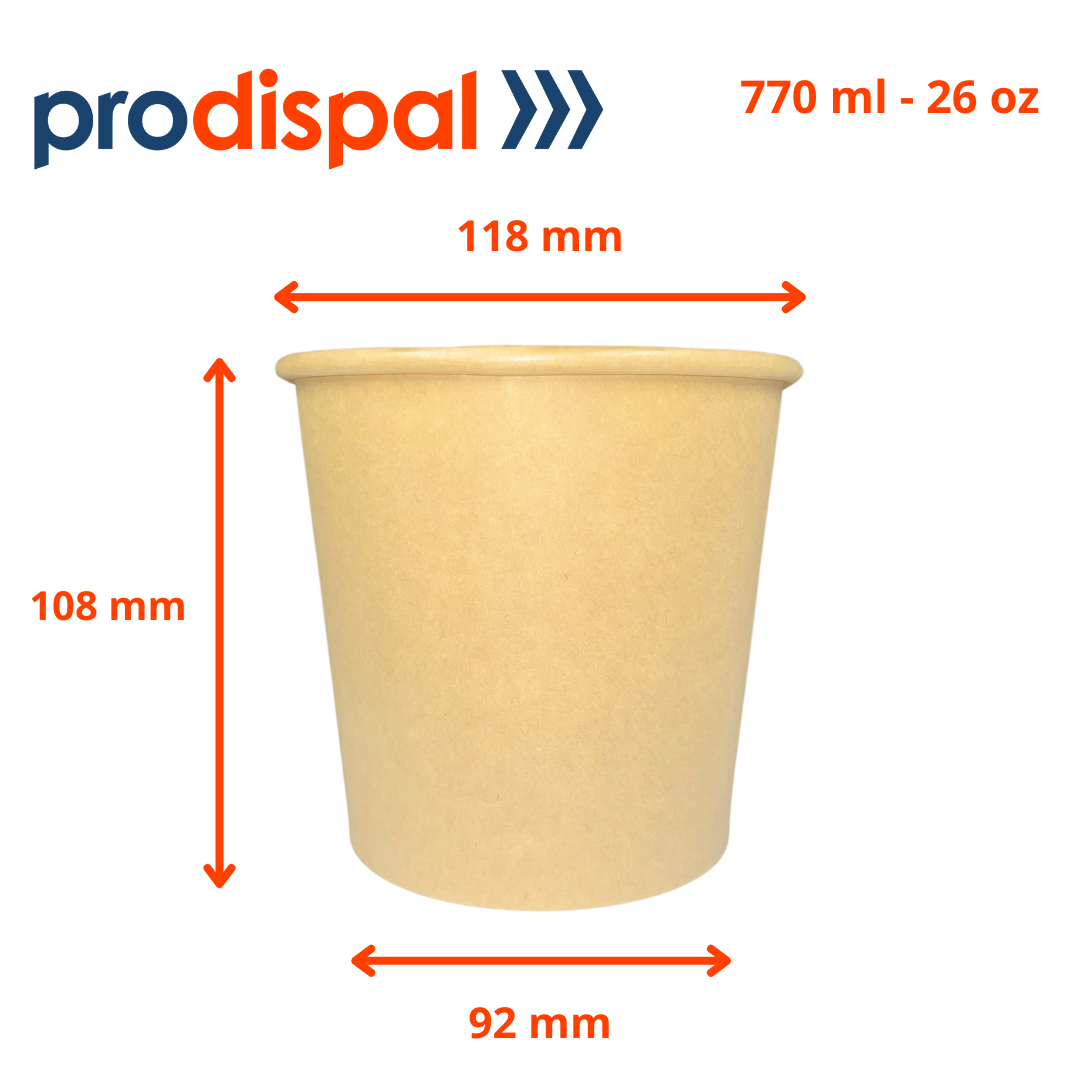 Bol soupe 77 cl - 26 oz (12 000 unités)