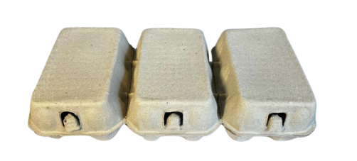 Boîtes à œufs en cellulose moulée 3x6 Pick&Pack XL