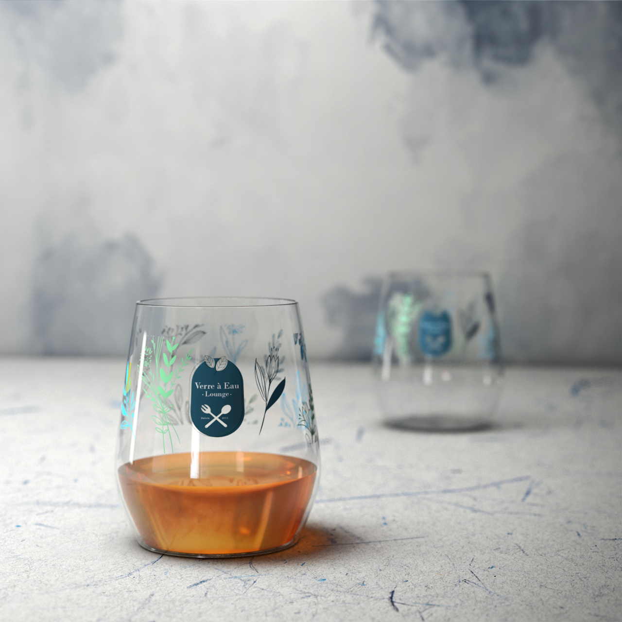 Verres à whisky personnalisés 38 cl