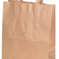 Sacs en papier Kraft brun 26+17x27 cm 80 gr (14 000 unités)
