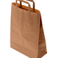 Sacs en papier Kraft brun 26+14x30 cm 80 gr (14 000 unités)